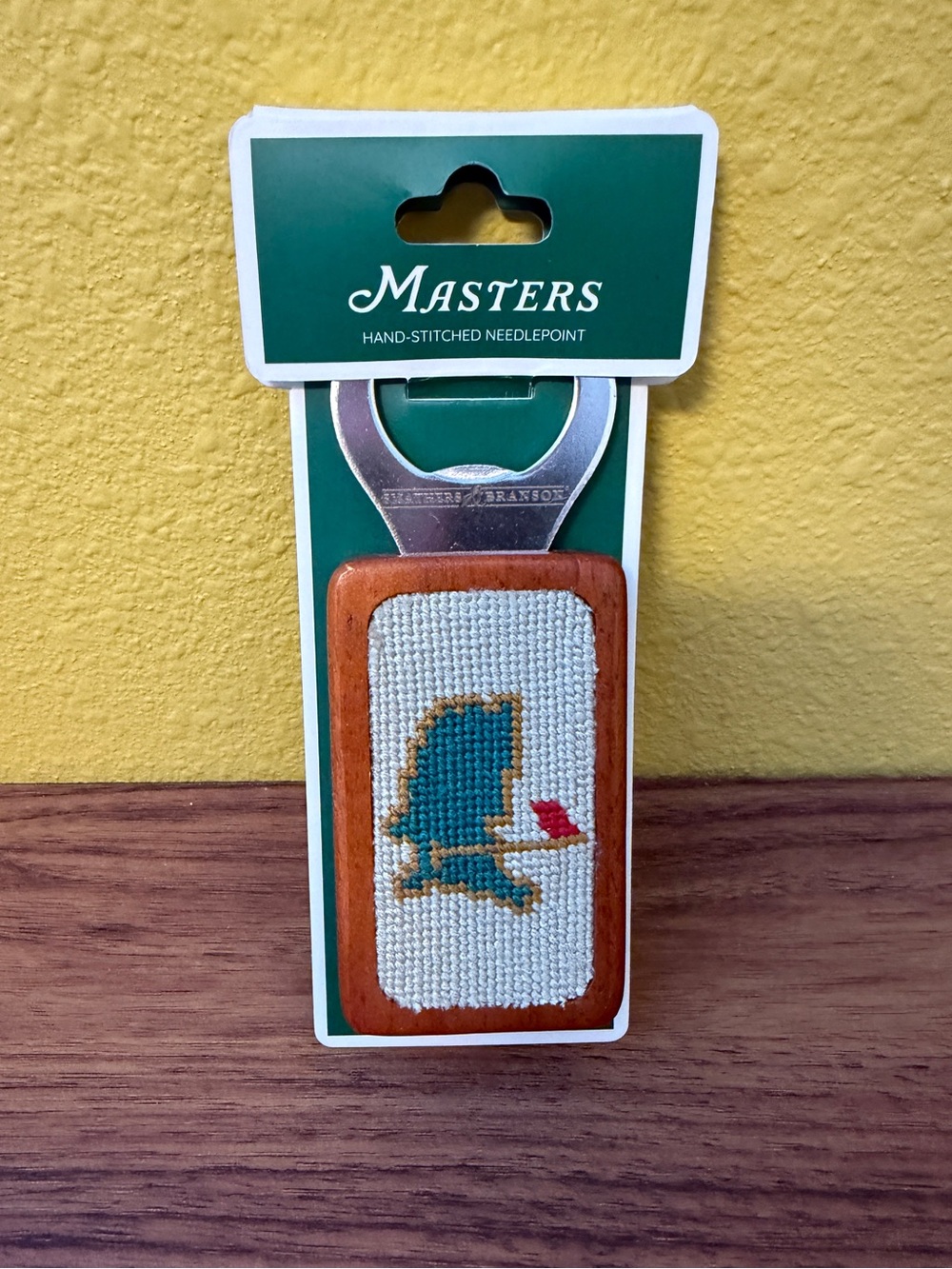 Exclusive 2026 Masters Berckmans Place Hand-Stitched Needlepoint Bottle Opener